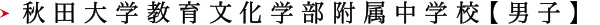 秋田大学教育文化学部付属中学校